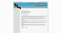 Desktop Screenshot of muzivdamskem.cz